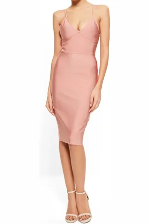 Missguided Body-Con Midi Dress in at Nordstrom, Size 10 Us