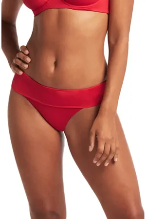 SEA LEVEL Essential Roll Band Bikini Bottoms in at Nordstrom, Size 4 Us