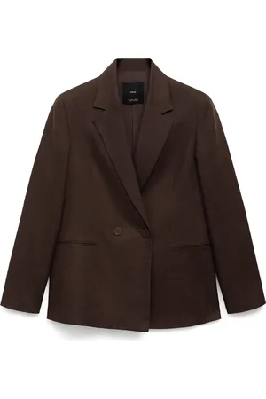 MANGO Tempoli Linen Blazer in at Nordstrom, Size Large