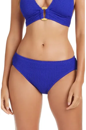 Rod Beattie Pucker Up Seersucker Hipster Bikini Bottoms in at Nordstrom, Size 6