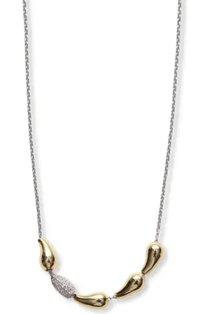 Argento Vivo Sterling Silver Puffy and Pav?? Necklace in at Nordstrom