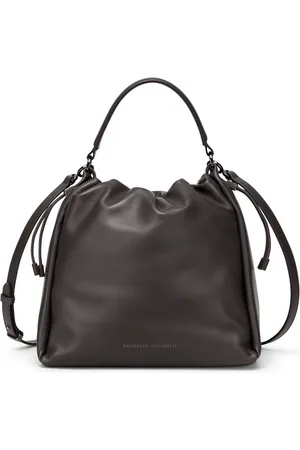 Brunello Cucinelli Soft leather Mellow Bucket bag in at Nordstrom