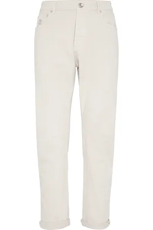 Brunello Cucinelli Dyed denim trousers in at Nordstrom, Size 52 It