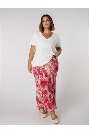 Live Unlimited London Print Maxi Skirt at Nordstrom, Size 18