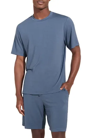 Eberjey Henry Jersey Knit Short Pajamas in at Nordstrom, Size X-Large