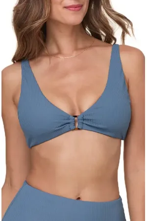 Andie Nora Rib Bikini Top in at Nordstrom, Size Small