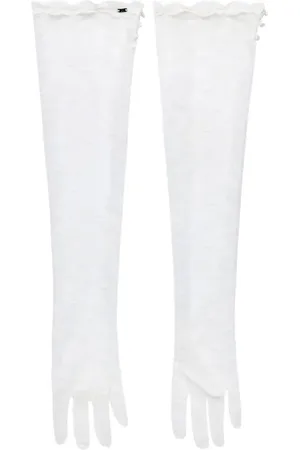 Savage X Fenty At First Sight Long Lace Gloves in at Nordstrom