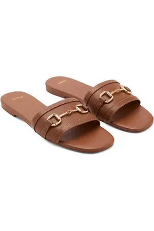 MANGO Buckle Slide Sandal in at Nordstrom, Size 7.5