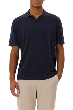 Les Deux Emmanuel Linen & Cotton Polo Sweater in at Nordstrom, Size Small
