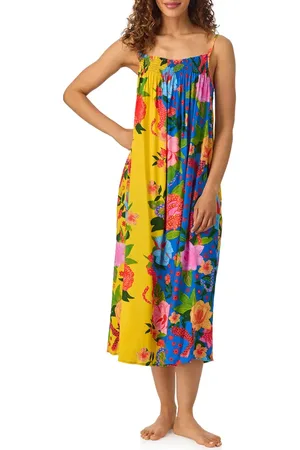 Room Service Smocked Print Nightgown in at Nordstrom, Size Medium