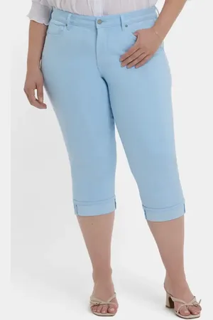 NYDJ Marilyn Cool Embrace?? Cuff Crop Straight Leg Jeans in at Nordstrom, Size 20W