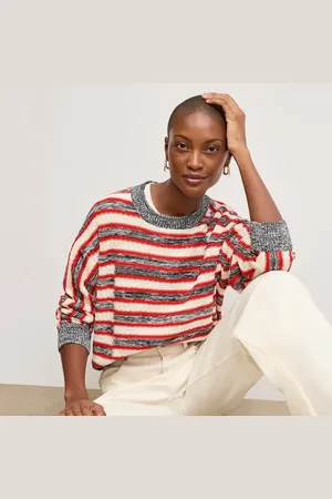 M.M.LaFleur Leila Slouchy Sweater - Multi Knit in at Nordstrom, Size Large