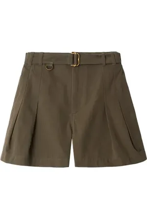 Burberry Gabardine Belted Shorts in at Nordstrom, Size 10