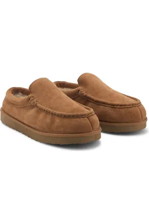 MANGO Suede Faux Shearling Lined Clog in at Nordstrom, Size 7.5