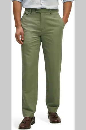 Brooks Brothers Flat Front Linen & Cotton Twill Chinos in at Nordstrom, Size 32 X 30