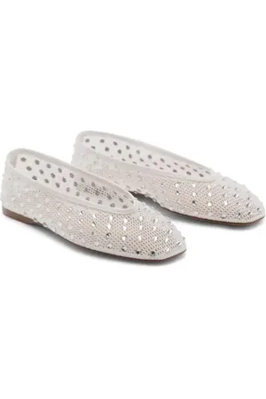 MANGO Embellished Ballet Flat in at Nordstrom, Size 6.5