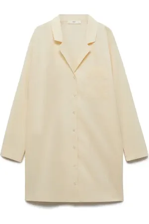 MANGO Garment Washed Cotton Nightgown in at Nordstrom, Size Small