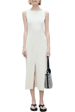 MANGO Bateau Neck Sleeveless Maxi Dress in at Nordstrom, Size 2