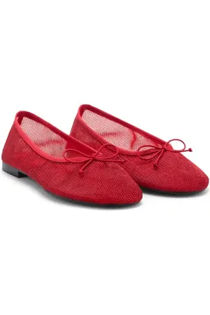 MANGO Mesh Ballerina Flat in at Nordstrom, Size 9