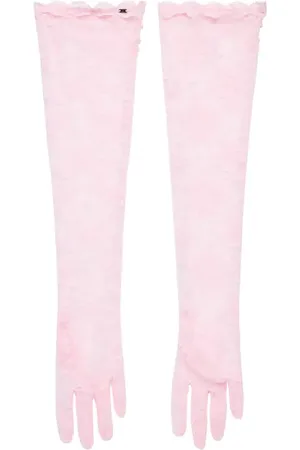 Savage X Fenty At First Sight Long Lace Gloves in at Nordstrom
