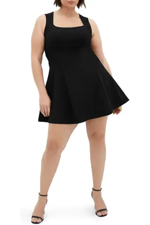 City Chic Bree Fit & Flare Dress in at Nordstrom, Size Xxl