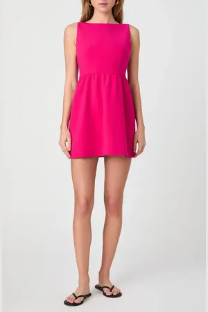 French Connection Whisper Boatneck Minidress in at Nordstrom, Size 10