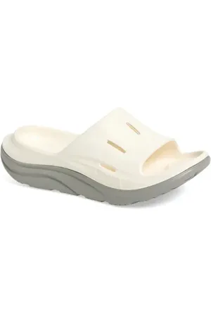 Hoka One One Gender Inclusive Ora Recovery Slide 3 Sandal in Alabaster /Stardust at Nordstrom, Size 13 Women