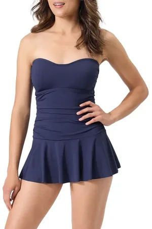 Tommy Bahama Bandeau Swimsuit Dress in at Nordstrom, Size 16