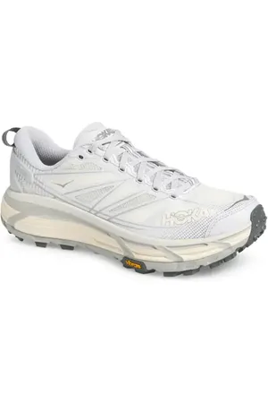 Hoka One One Gender Inclusive Mafate Speed 2 Sneaker in Cosmic Grey /Alabaster at Nordstrom, Size 6 Women