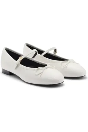 MANGO Buckle Strap Corduroy Ballerina Flat in at Nordstrom, Size 7.5Us