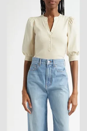 VERONICA BEARD Coralee Front Button Blouse in at Nordstrom, Size Large