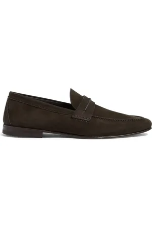 Ermenegildo Zegna Dark Brown Secondskin Loafer in at Nordstrom, Size 9.5Us
