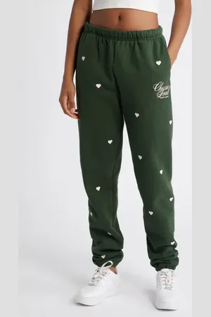The Mayfair Group Choose Love Heart Print Graphic Sweatpants in at Nordstrom, Size Xx-Large