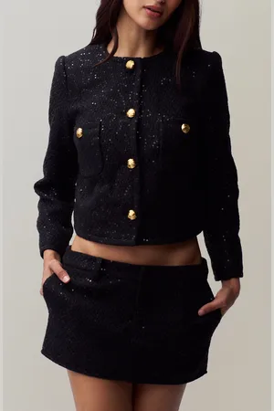 DANIELLE GUIZIO Bela Tweed Jacket in at Nordstrom, Size Small