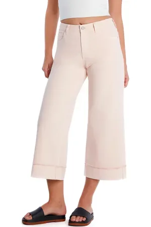 HINT OF BLU Cuffed Ankle Wide Leg Jeans in at Nordstrom, Size 31