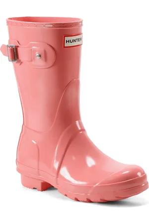 Hunter Original Tour Short Gloss Packable Rain Boot in at Nordstrom, Size 7
