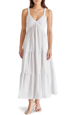 Steve Madden Eliora Tiered Cotton Sundress in at Nordstrom, Size Small