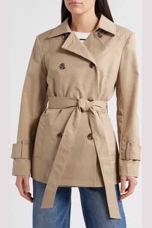 Sam Edelman Belted Trench Coat in at Nordstrom, Size Medium