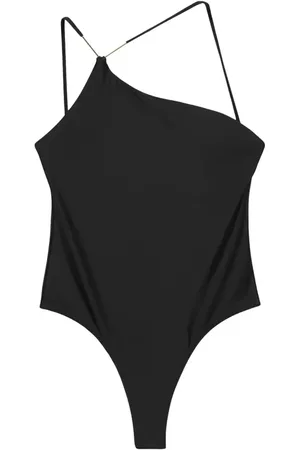 MANGO Asymmetric Open Back One-Piece Swimsuit in at Nordstrom, Size Small