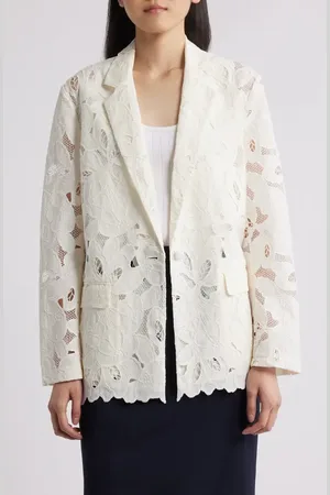 HUGO BOSS Jonara Lace Blazer in at Nordstrom, Size 0