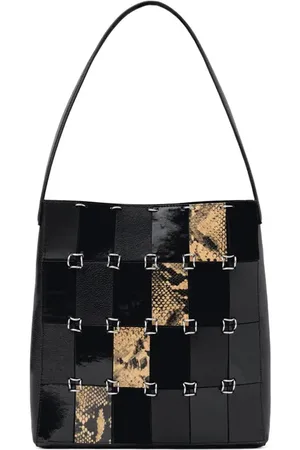 MANGO Patchwork Leather Shoulder Bag in at Nordstrom