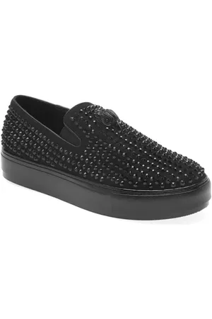 Kurt Geiger Laney Crystal Stud Platform Slip-On Sneaker in at Nordstrom, Size 8