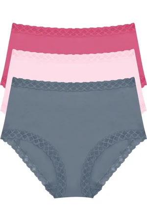 Natori Bliss Cotton Full Brief 3-Pack in at Nordstrom, Size X-Large