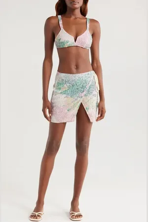 BOAMAR Ilma Sequin Wrap Cover-Up Skirt in at Nordstrom, Size X-Large