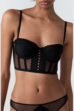 Etam Obsession Underwire Bustier in at Nordstrom, Size 34C