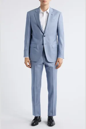 Emporio Armani M??lange Wool Suit at Nordstrom, Size 38 Us