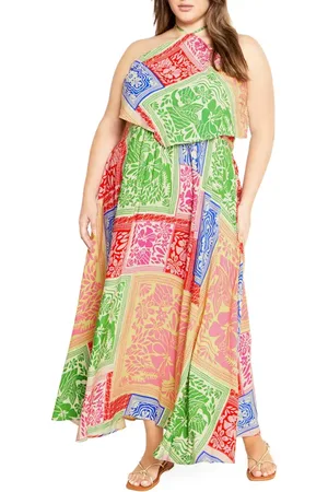 City Chic Halter Maxi Dress at Nordstrom