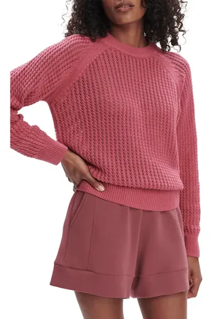 Varley Clay Open Knit Sweater in at Nordstrom, Size Small
