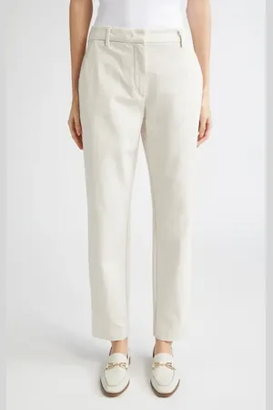 ELEVENTY Cotton Blend Slim Fit Pants in at Nordstrom, Size 4 Us