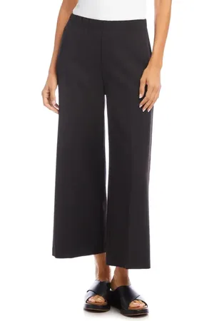 Karen Kane Crop Wide Leg Pants in at Nordstrom, Size Large
